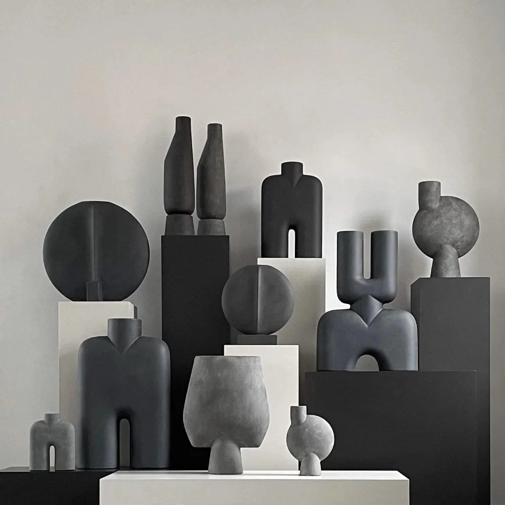 Cobra Vase Tall Hexa Black - Image 7