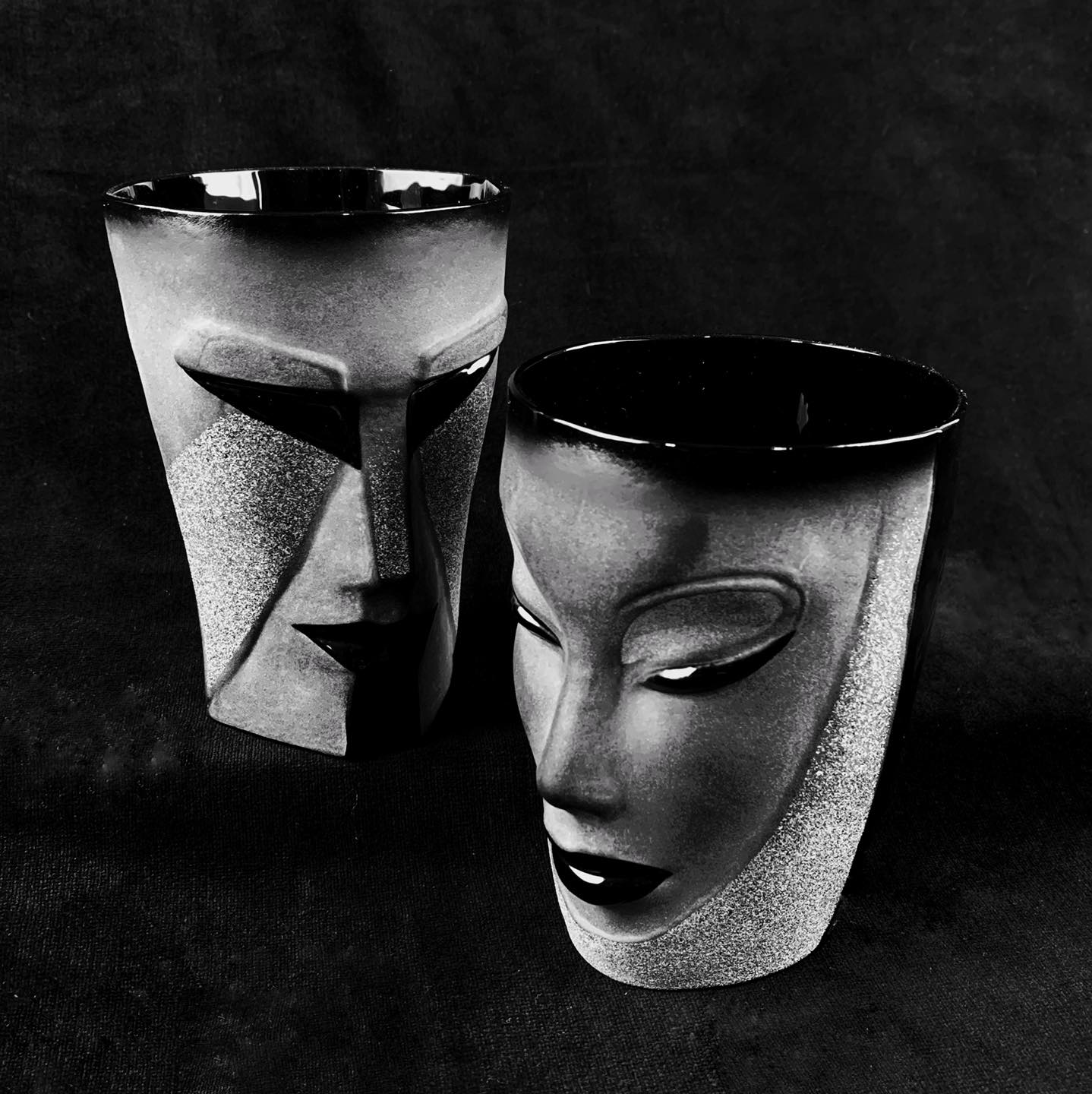 Maleras Crystal Tumbler Electra Black MASQ Tableware - Image 5