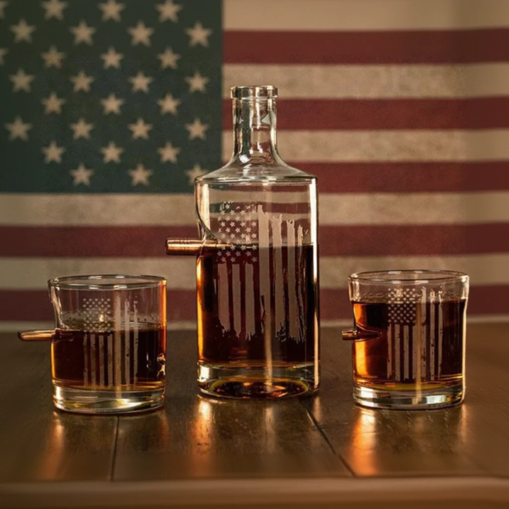 Rocks Glass Patriotic 308 - Image 4